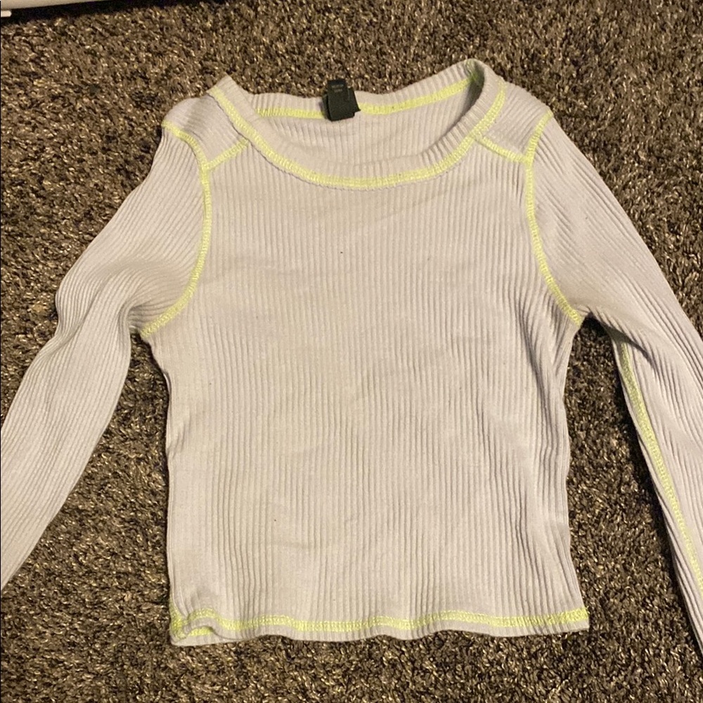 Kids Gray Long Sleeve Shirt